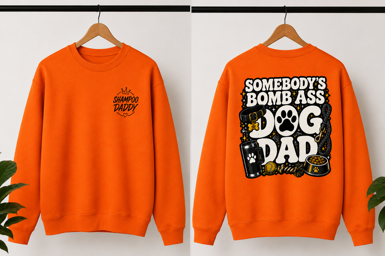 SOMEBODY'S BOMB ASS DOG DAD CREWNECK