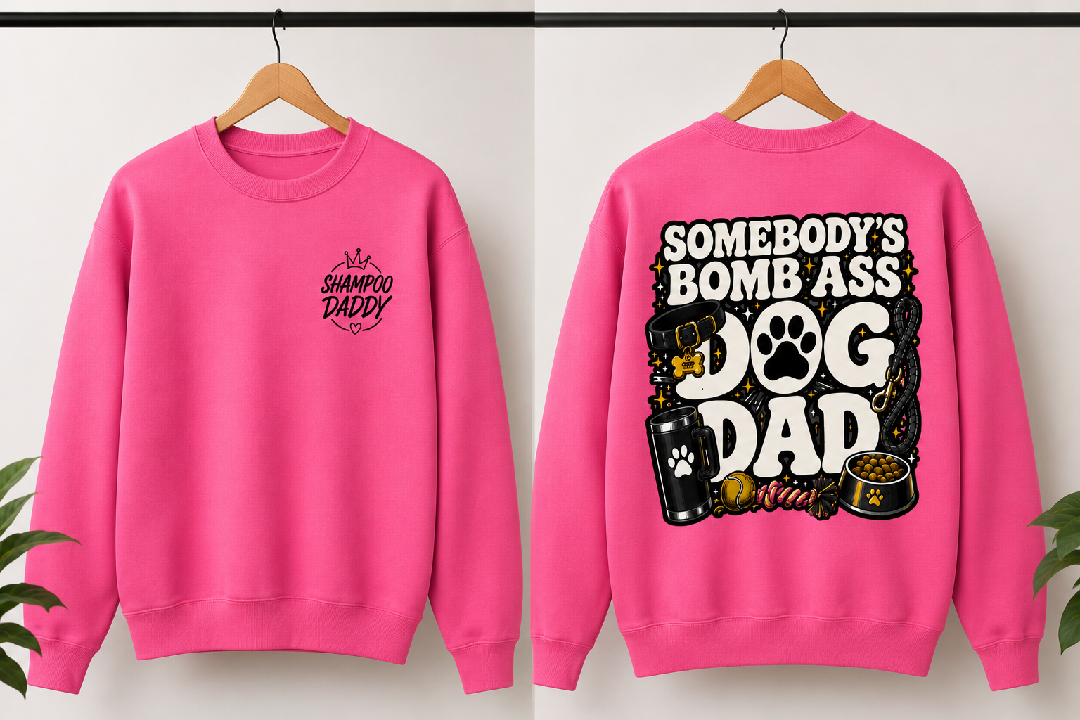 SOMEBODY'S BOMB ASS DOG DAD CREWNECK