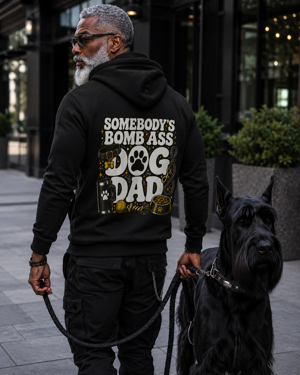 SOMEBODY'S BOMB ASS DOG DAD HOODIE